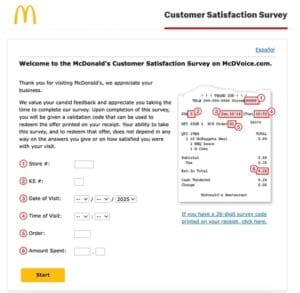 mcdvoice.com survey